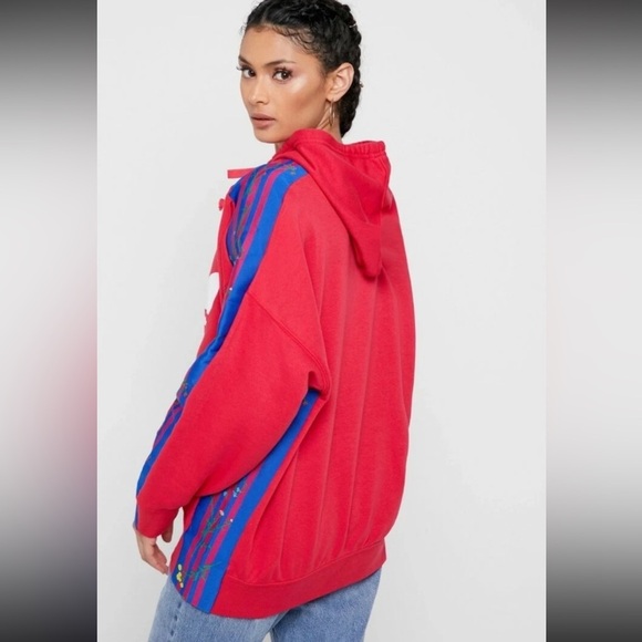 🆕 Women's Adidas Hoodie Floral. Unisex. Small - Picture 4 of 16